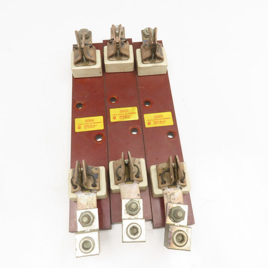 Siba 61 014 01 200A 600V Fuse Holder Class RK5 Blade Cartridge Style Lot Of 3