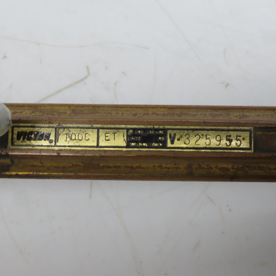 Vickers 100C Cutting Welding Brazing Torch Handle Body W/Cutting Head