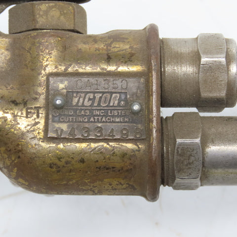 Vickers 100C Cutting Welding Brazing Torch Handle Body W/Cutting Head