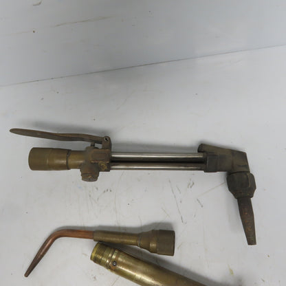 Vickers Model 85 Cutting Welding Brazing Torch Body W/Cutting Head & D-85 3pc