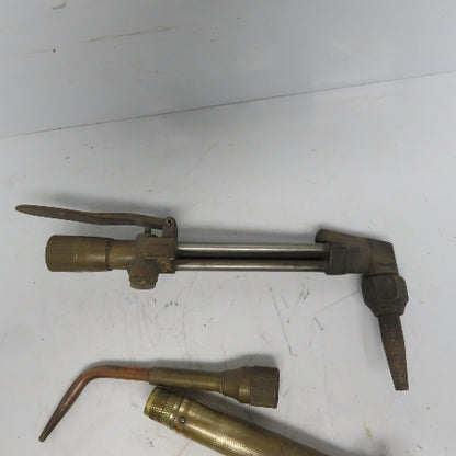 Vickers Model 85 Cutting Welding Brazing Torch Body W/Cutting Head & D-85 3pc
