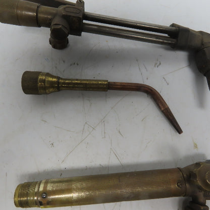 Vickers Model 85 Cutting Welding Brazing Torch Body W/Cutting Head & D-85 3pc