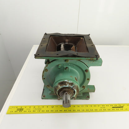 Colt-on ABITIBI Rotary Airlock Feeder Valve 8" x 8" Intake 1-7/16" Shaft
