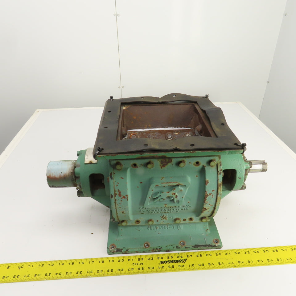 Colt-on ABITIBI Rotary Airlock Feeder Valve 8" x 8" Intake 1-7/16" Shaft