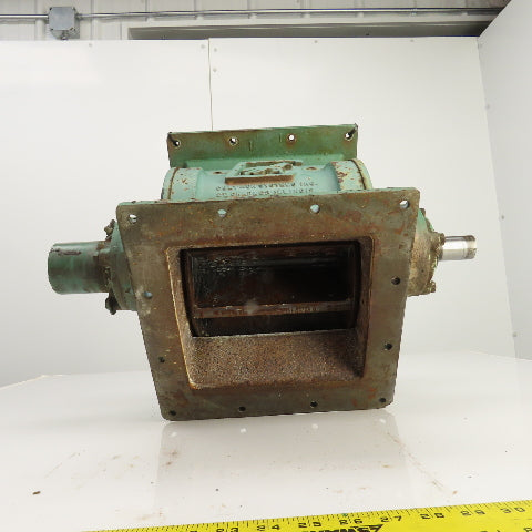 Colt-on ABITIBI Rotary Airlock Feeder Valve 8" x 8" Intake 1-7/16" Shaft
