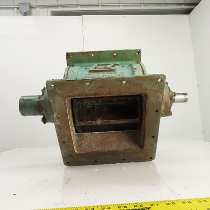 Colt-on ABITIBI Rotary Airlock Feeder Valve 8" x 8" Intake 1-7/16" Shaft