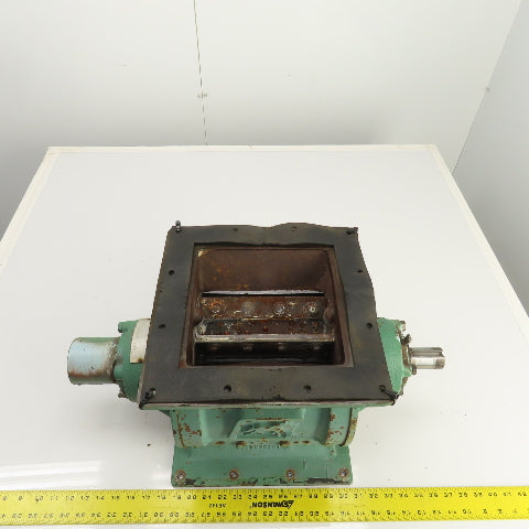 Colt-on ABITIBI Rotary Airlock Feeder Valve 8" x 8" Intake 1-7/16" Shaft