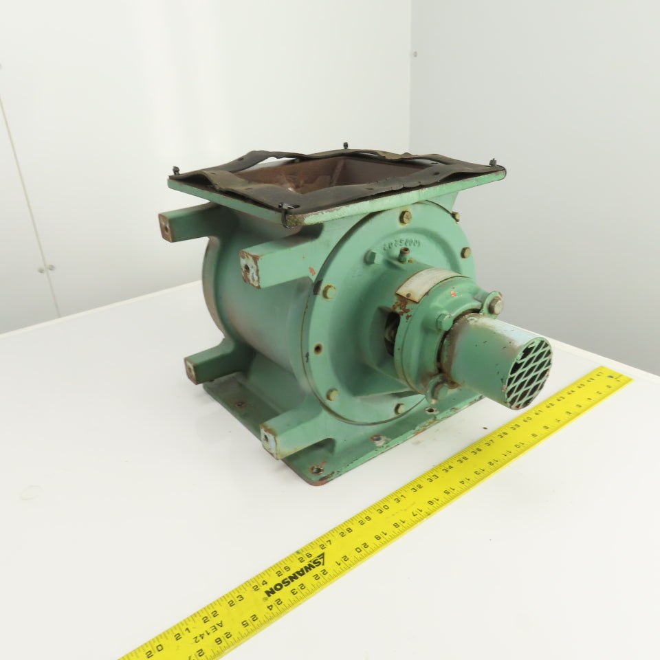Colt-on ABITIBI Rotary Airlock Feeder Valve 8" x 8" Intake 1-7/16" Shaft