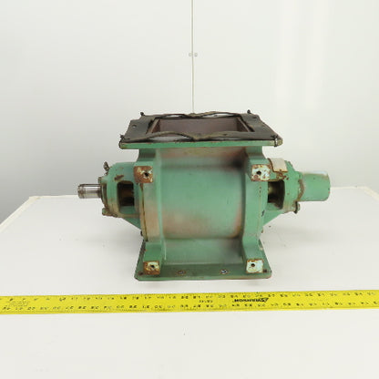 Colt-on ABITIBI Rotary Airlock Feeder Valve 8" x 8" Intake 1-7/16" Shaft