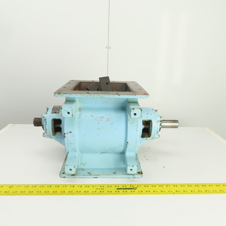 Colt-on A-108-1065 Rotary Airlock Feeder Valve 8" x 8" Intake 1-7/16" Shaft