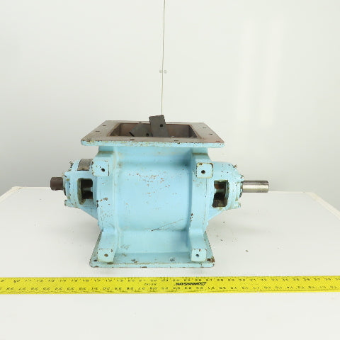 Colt-on A-108-1065 Rotary Airlock Feeder Valve 8" x 8" Intake 1-7/16" Shaft