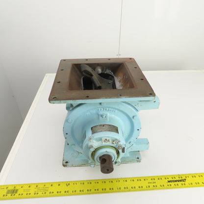 Colt-on A-108-1065 Rotary Airlock Feeder Valve 8" x 8" Intake 1-7/16" Shaft