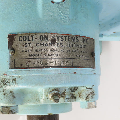 Colt-on A-108-1065 Rotary Airlock Feeder Valve 8" x 8" Intake 1-7/16" Shaft
