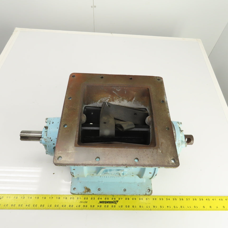 Colt-on A-108-1065 Rotary Airlock Feeder Valve 8" x 8" Intake 1-7/16" Shaft