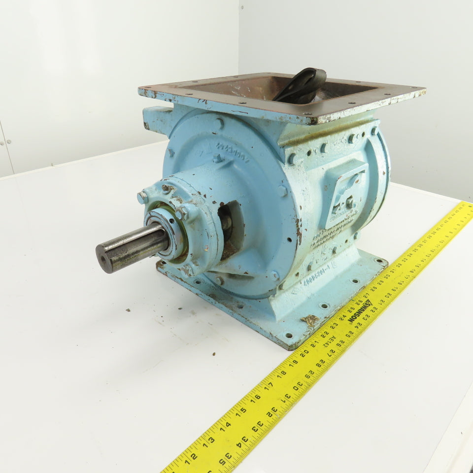 Colt-on A-108-1065 Rotary Airlock Feeder Valve 8" x 8" Intake 1-7/16" Shaft