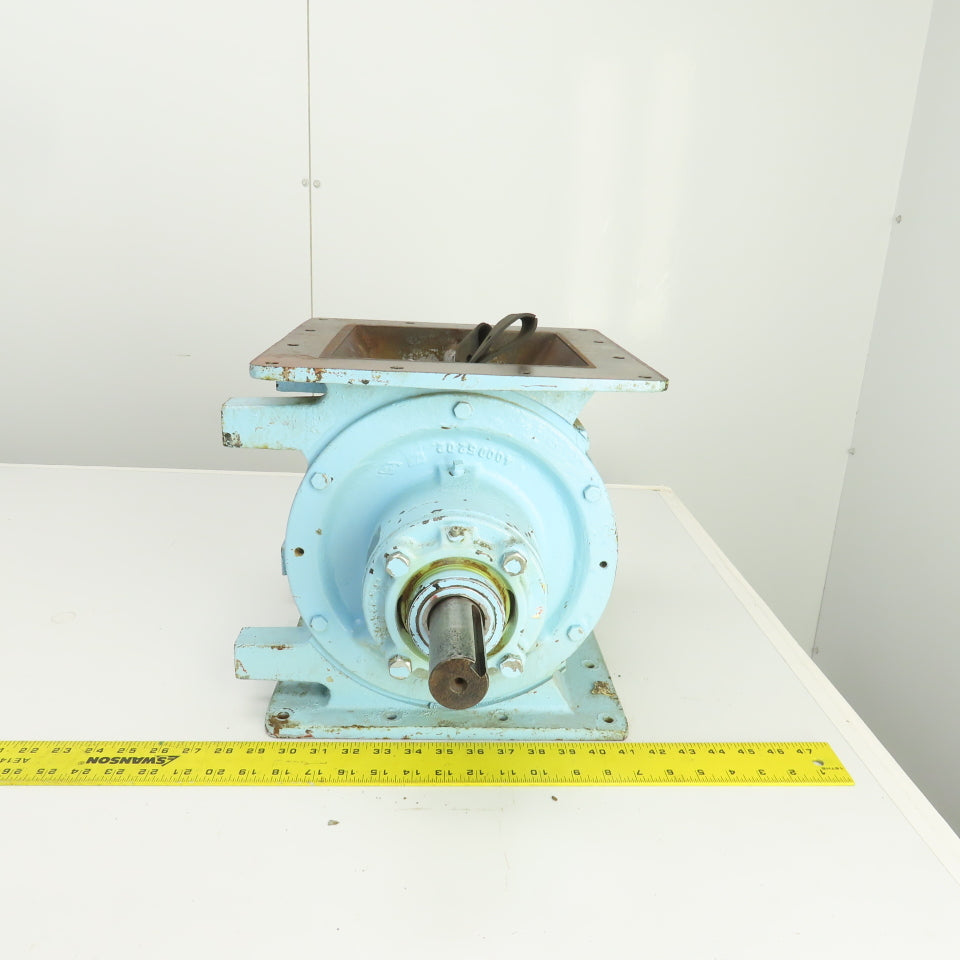 Colt-on A-108-1065 Rotary Airlock Feeder Valve 8" x 8" Intake 1-7/16" Shaft