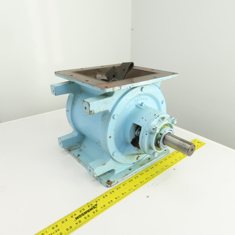 Colt-on A-108-1065 Rotary Airlock Feeder Valve 8" x 8" Intake 1-7/16" Shaft