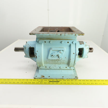 Colt-on A-108-1065 Rotary Airlock Feeder Valve 8" x 8" Intake 1-7/16" Shaft