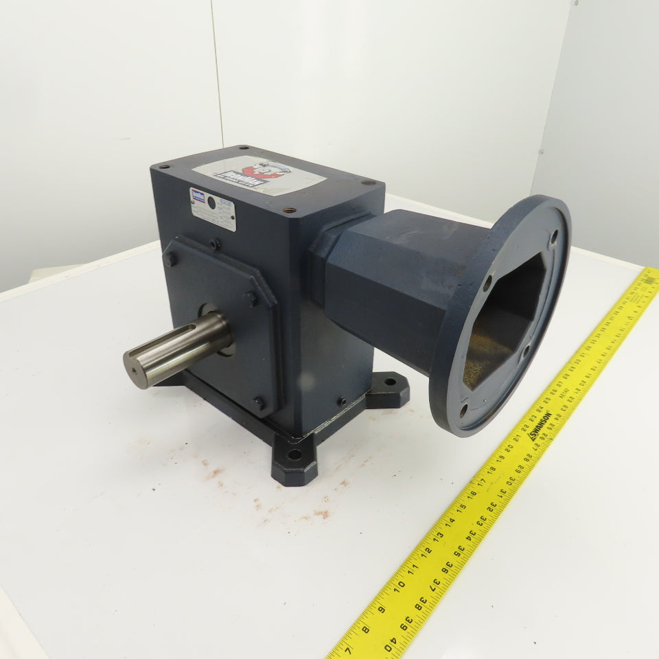 Leeson BM842-10-180-D IronMan 10:1 Ratio Dual Output Gear Box 175RPM Out 12.8HP