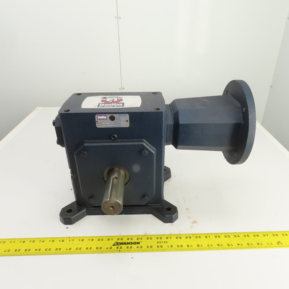 Leeson BM842-10-180-D IronMan 10:1 Ratio Dual Output Gear Box 175RPM Out 12.8HP