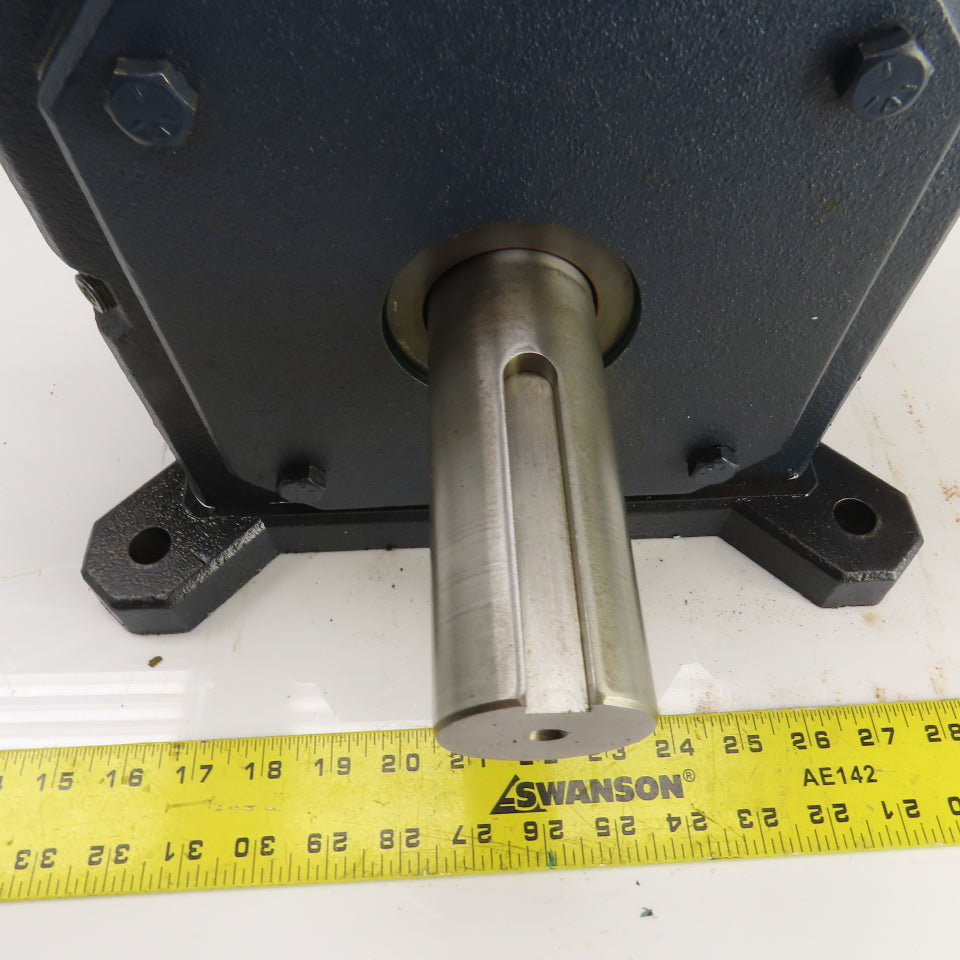 Leeson BM842-10-180-D IronMan 10:1 Ratio Dual Output Gear Box 175RPM Out 12.8HP