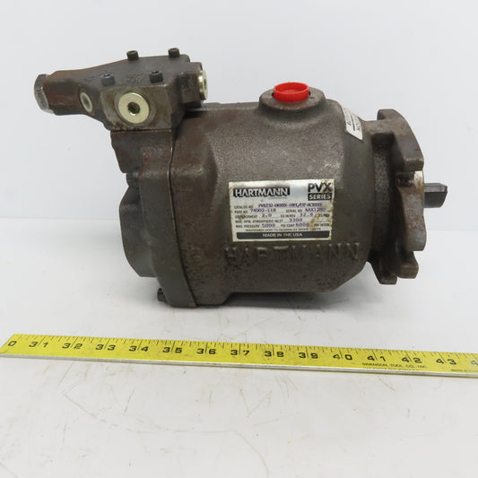 Hartmann 74002-118 PVX232BKXXX-18/FL/GT-RCXXX Hydraulic Pump 2.0 Displacement