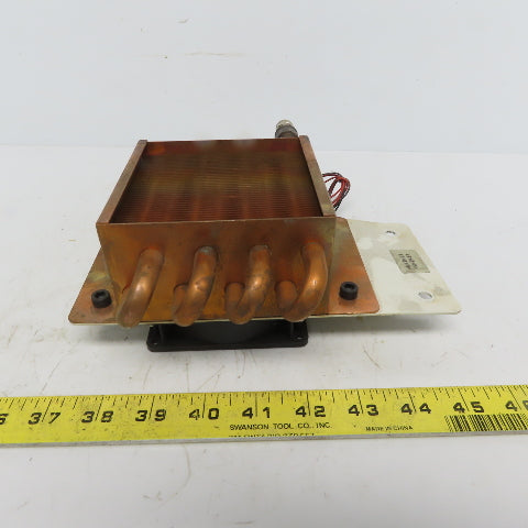 Walter Roller Trumpf 4"x 4" Mini Copper Radiator Fluid Cooler W/Fan