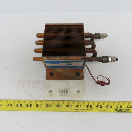 Walter Roller Trumpf 4"x 4" Mini Copper Radiator Fluid Cooler W/Fan