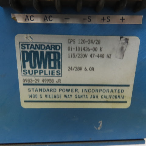 Standard Power Acme Electric CPS120-24/28 Power Supply 120V Input 24/48DC Output