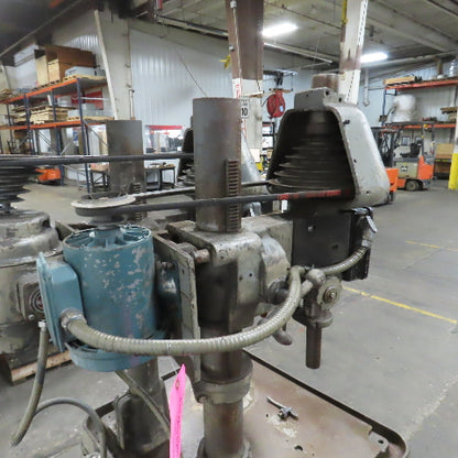 Cincinnati Royal 18 2 Head Spindle Gang Drill Press 5" Stroke 28" x 23" Table