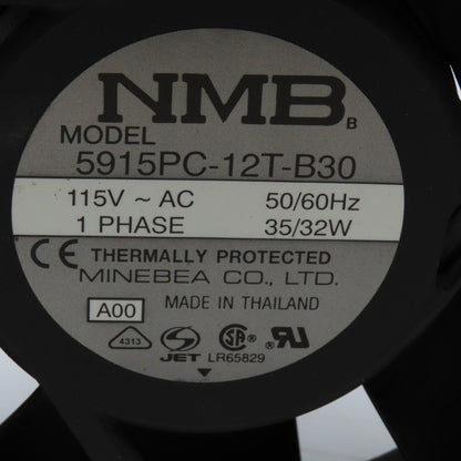 NMB 5915PC-12T-B30 115V Cabinet Cooling Fan From Elgar 5151501-01 Power Supply