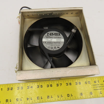 NMB 5915PC-12T-B30 115V Cabinet Cooling Fan From Elgar 5151501-01 Power Supply