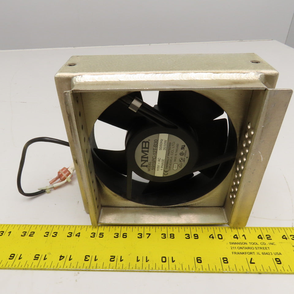 NMB 5915PC-12T-B30 115V Cabinet Cooling Fan From Elgar 5151501-01 Power Supply