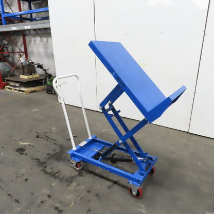 Nu-Lift BL15 Mobile Manual Carton Tilting Lift Table 150KG 330LB 15"-36" H