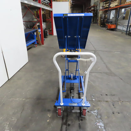 Nu-Lift BL15 Mobile Manual Carton Tilting Lift Table 150KG 330LB 15"-36" H
