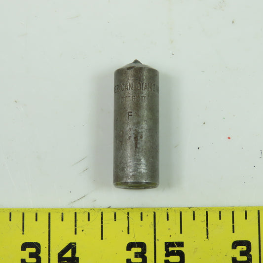 American Dimand F 1" Single Point Diamond Dresser Shank 7/16" Dia.