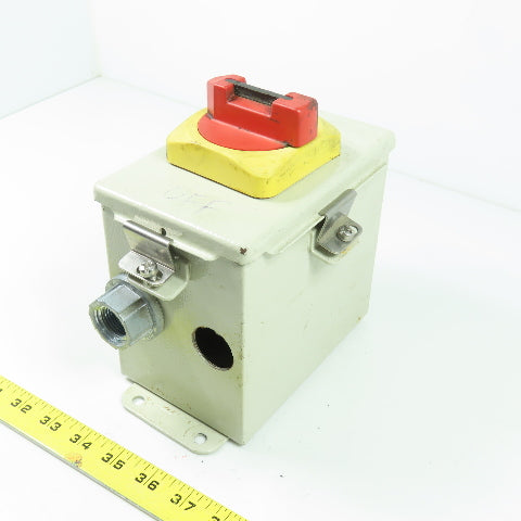 Allen Bradley 194E-A32-1753 Ser.BDisconnect Switch 32A 3Pole 6"x4"x6" Enclosure