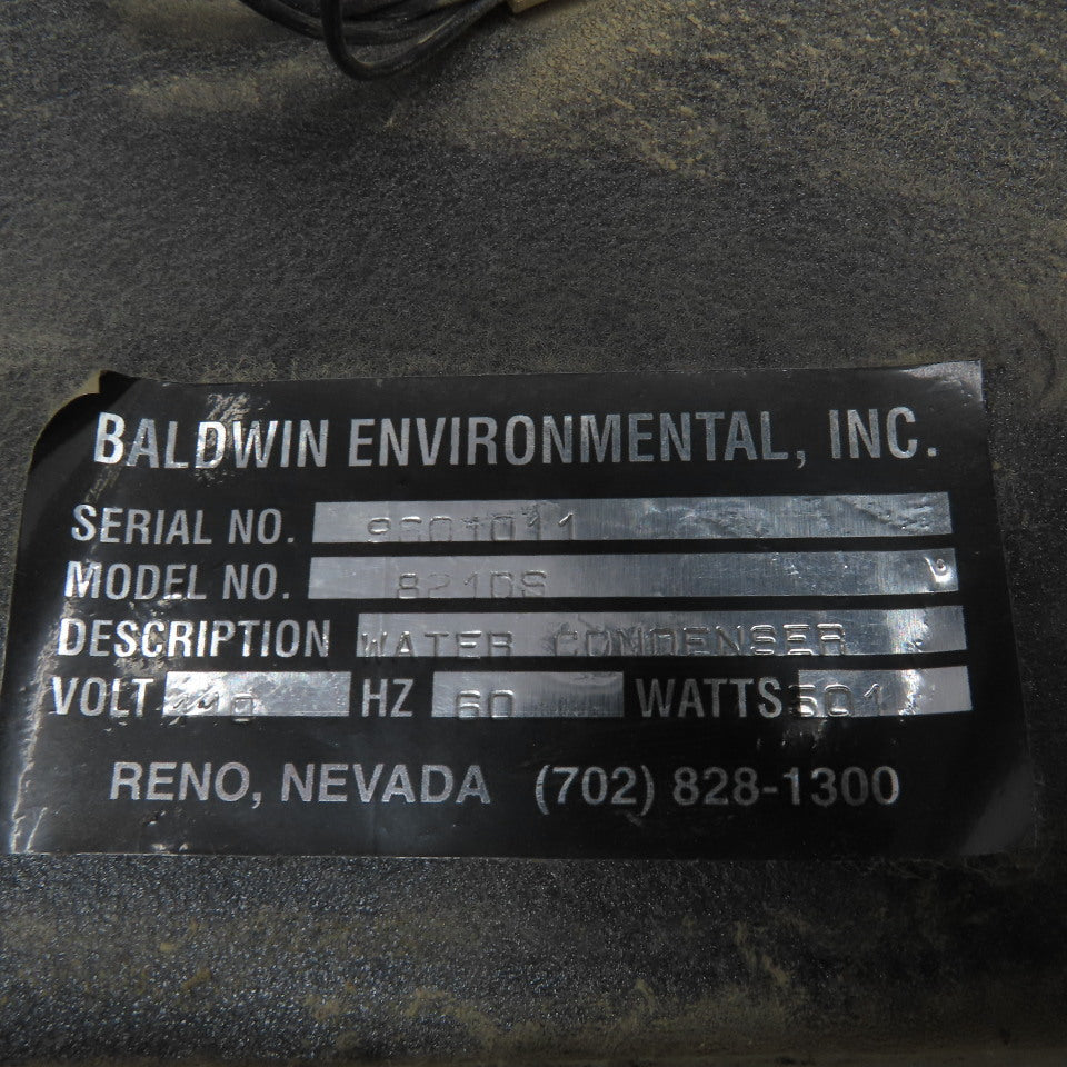 Baldwin Environmental Inc. 8210S Electronic Water Condenser 110V 1Ph