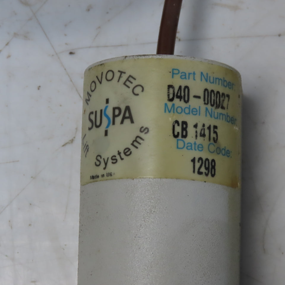 Suspa Movotec D43-01501/D40-0027 Manual Lift System 6" Stroke 750lb Capacity