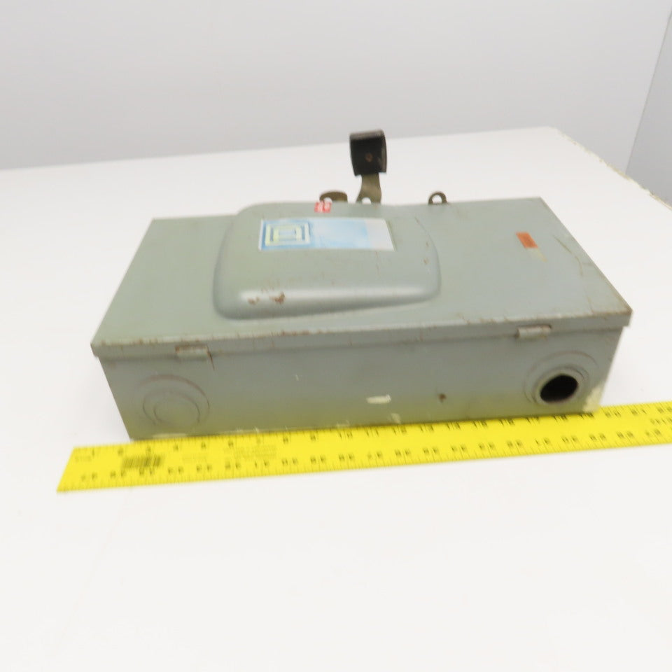 Square D D-323N Type 1 Safety Disconnect Enclosure ONLY 100A 240V