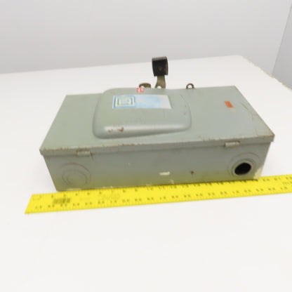 Square D D-323N Type 1 Safety Disconnect Enclosure ONLY 100A 240V