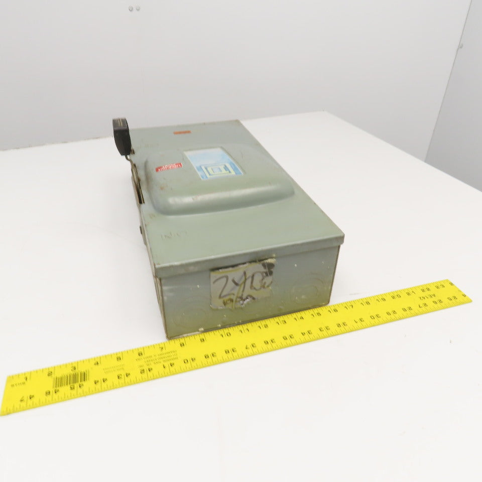 Square D D-323N Type 1 Safety Disconnect Enclosure ONLY 100A 240V