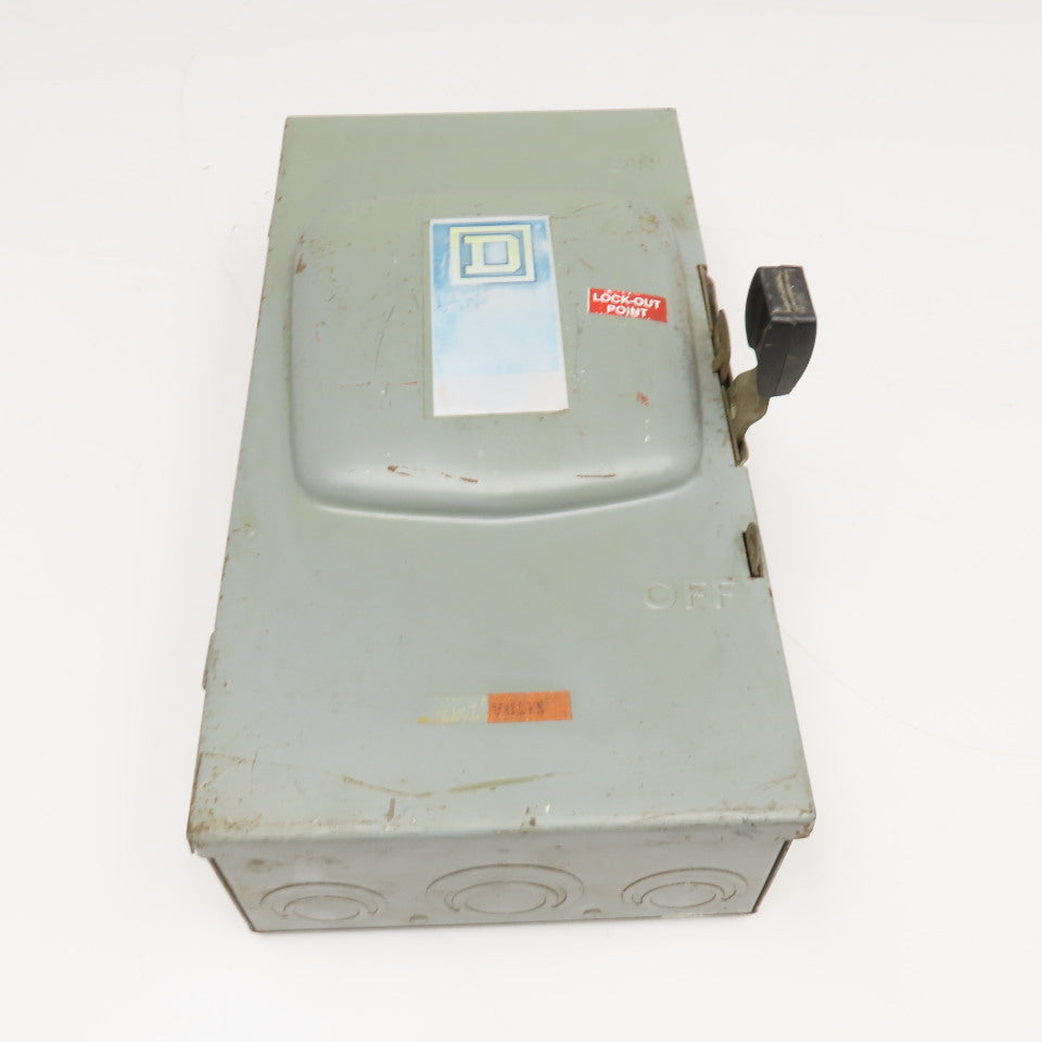 Square D D-323N Type 1 Safety Disconnect Enclosure ONLY 100A 240V