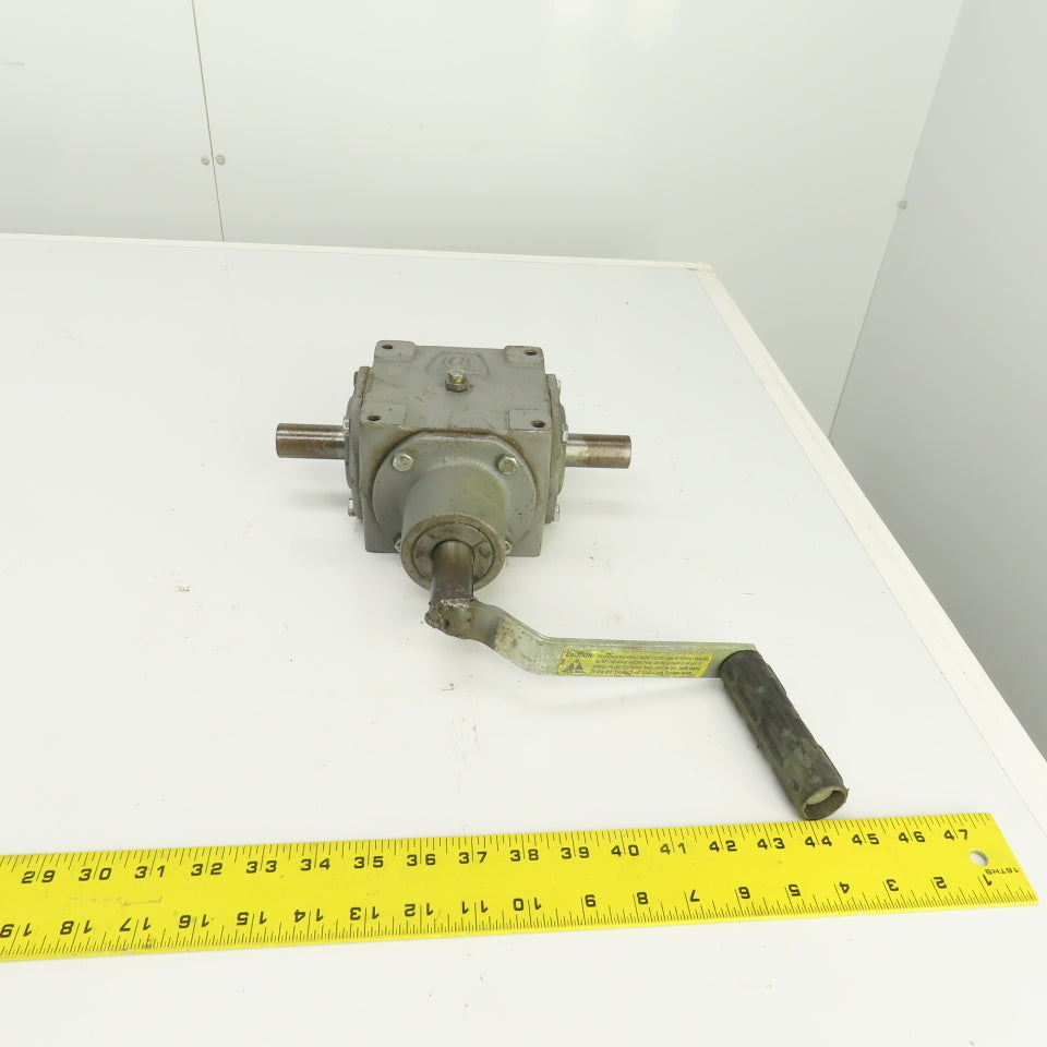 Hub City 0221-01524-679 165 2/1SP Ratio Dual Output Gear Box With Welded Handle