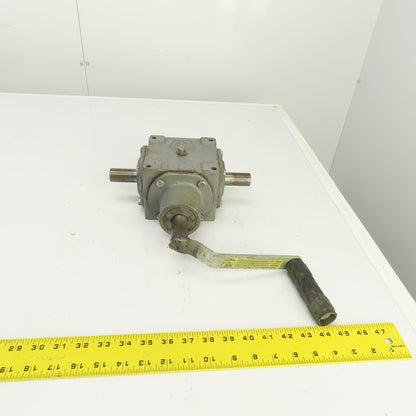 Hub City 0221-01524-679 165 2/1SP Ratio Dual Output Gear Box With Welded Handle