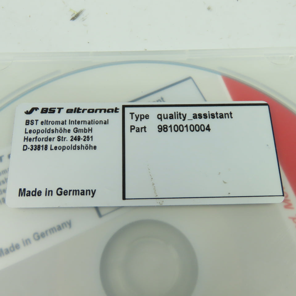 BST Eltromat 9810010004 International Quality Assistance Disc