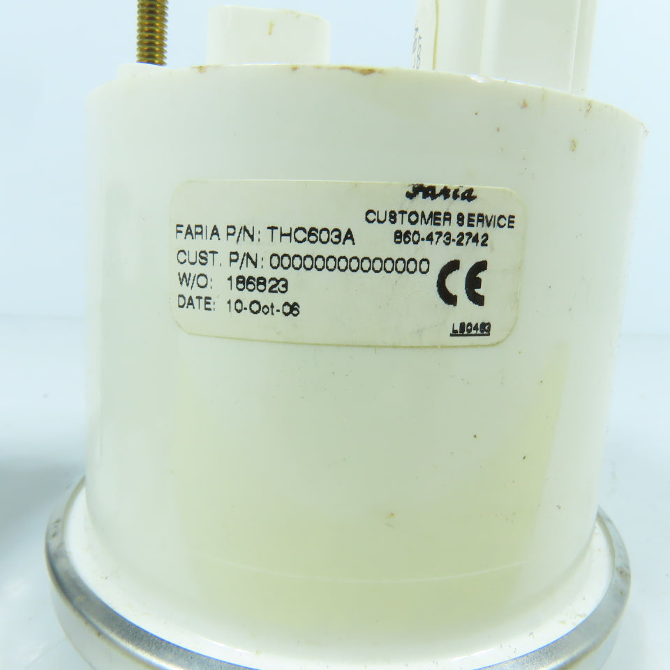 Faria THC603A OEM Boat Tachometer Gauge 3-1/4" Face