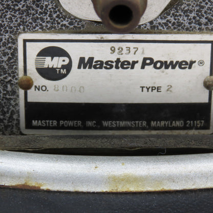 Master Power 8000 Type 2 6 Gallon Pneumatic Air Hawg Canister Vacuum