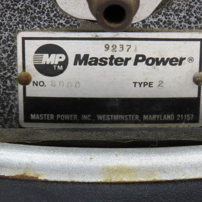 Master Power 8000 Type 2 6 Gallon Pneumatic Air Hawg Canister Vacuum