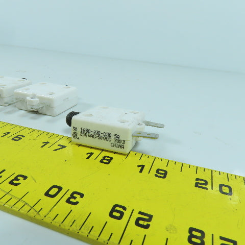Mechanical Products 1680-230-050 Push To Reset Boat Breaker 5A 250V AC Lot Of 5